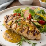 Honey Mustard Grilled Chicken is a sweet, tangy, and savory dish featuring juicy chicken marinated in a flavorful honey mustard sauce. It's ideal for barbecues, picnics, or a quick weeknight dinner.