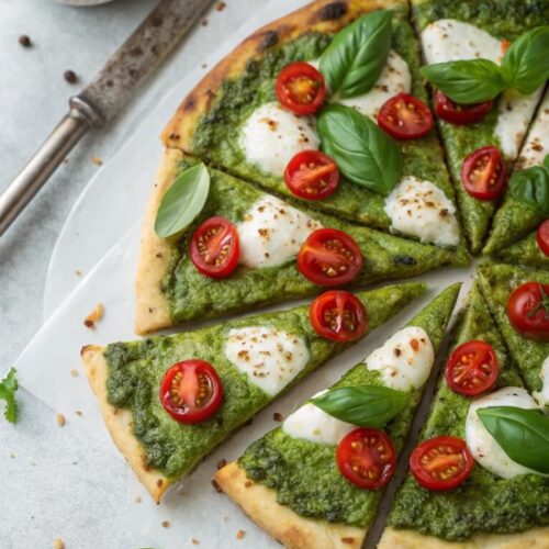 I Fell in Love with Pesto Pizza (And Why You Will Too!) - tastyleap.com